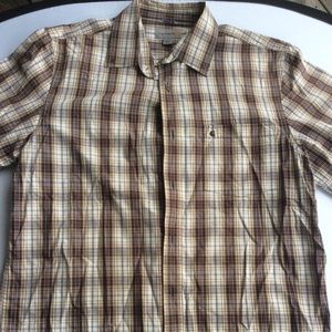 CARHARTT MENS PLAID BUTON FRONT SHIRT SZ LARGE